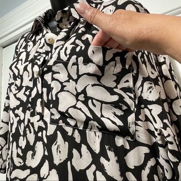 Stine Goya | Hunter Dress | Midi Medium Abstract Lined Art To Wear Black $350 - Picture 15 of 16